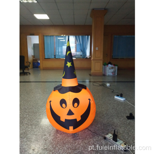 Abóbora inflável de férias para decoração de Halloween